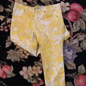 Stella McCartney floral jeans